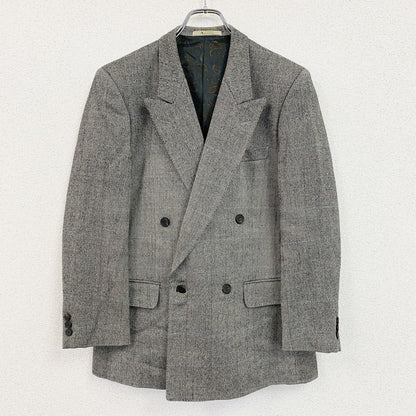 Aquascutum　アクアスキュータム　ダブルテーラードジャケット　灰色　グレー　94A5サイズ