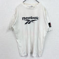 古着 used　90s　Reebok　リーボック　PlayStation　プレステ　半袖ロゴプリントTシャツ　白　ヴィンテージ