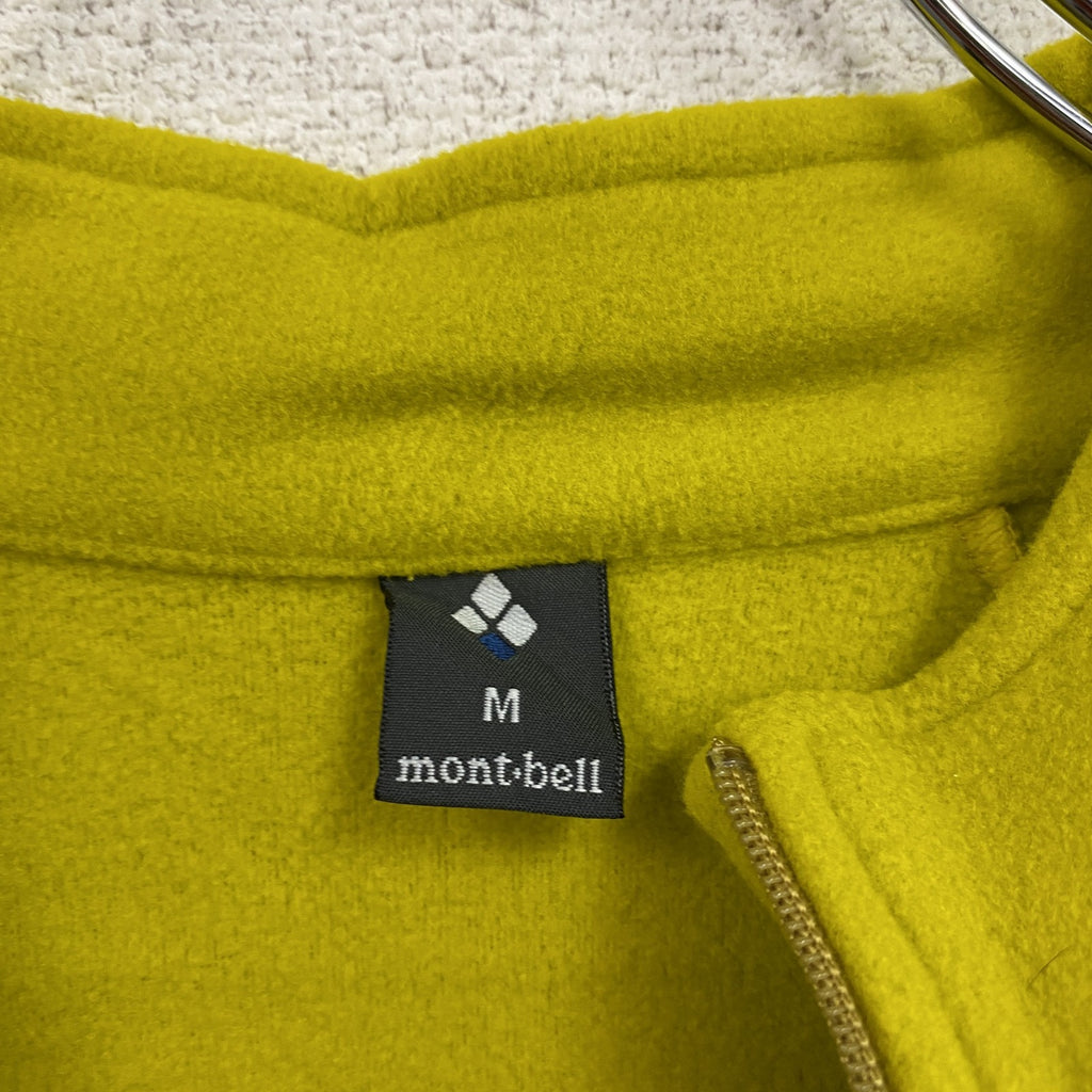 mont-bell　モンベル　シャミースジャケット　フリースジャケット　黄色　イエロー　Mサイズ