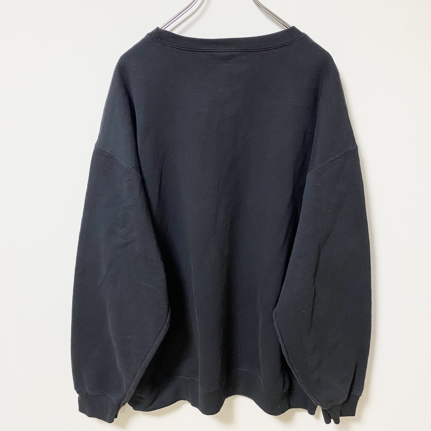 古着 used　KOLOA　長袖プリントスウェット　トレーナー　黒　ブラック　秋冬服　ビックシルエット　XXLサイズ