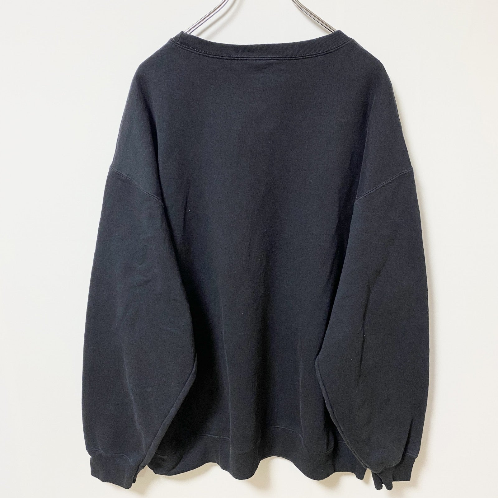 古着 used　KOLOA　長袖プリントスウェット　トレーナー　黒　ブラック　秋冬服　ビックシルエット　XXLサイズ