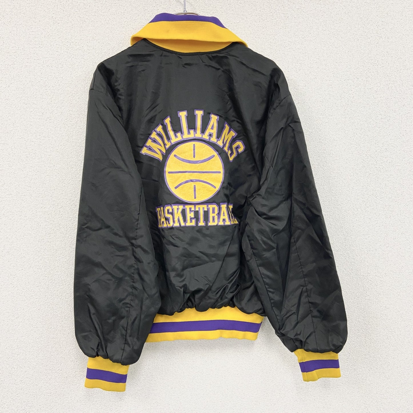 ～80s　Leader Sportswear　アノラックパーカー　三角タグ　ロケットTALON　ブラック　2XLサイズ