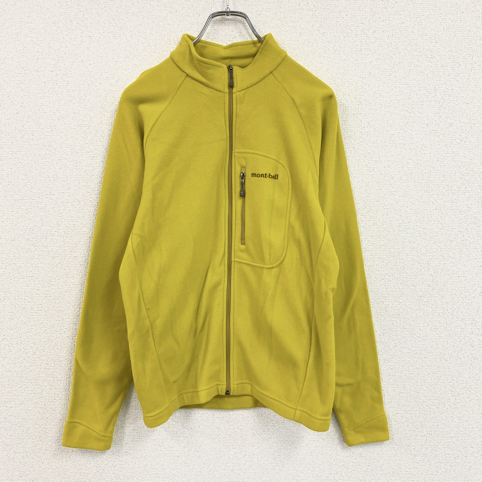mont-bell　モンベル　シャミースジャケット　フリースジャケット　黄色　イエロー　Mサイズ