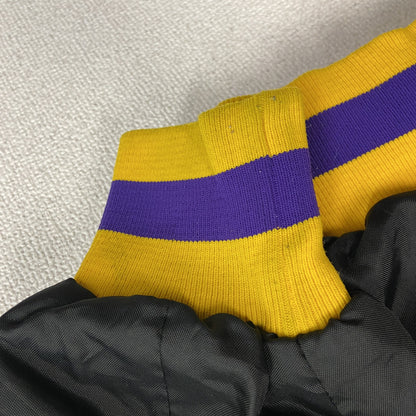 ～80s　Leader Sportswear　アノラックパーカー　三角タグ　ロケットTALON　ブラック　2XLサイズ