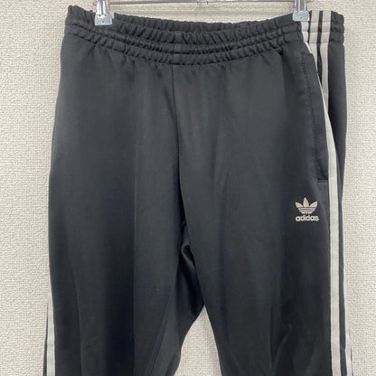adidas　アディダス　トラックパンツ/ジャージパンツ　トレフォイルロゴ　黒　ブラック