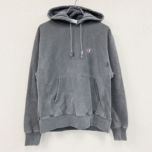 Champion　チャンピオン　リバースウィーブ　スウェットパーカー/フーディー　灰色　グレー　Mサイズ