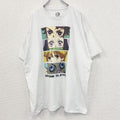古着 used　DEMON SLAYER　半袖アニメプリントTシャツ　鬼滅の刃　カジュアルデザイン　クルーネック　白　XXLサイズ