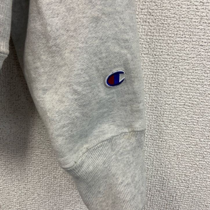 古着 used　champion　チャンピオン　リバースウィーブ　スウェット/トレーナー　ELON　単色タグ　グレー　Mサイズ