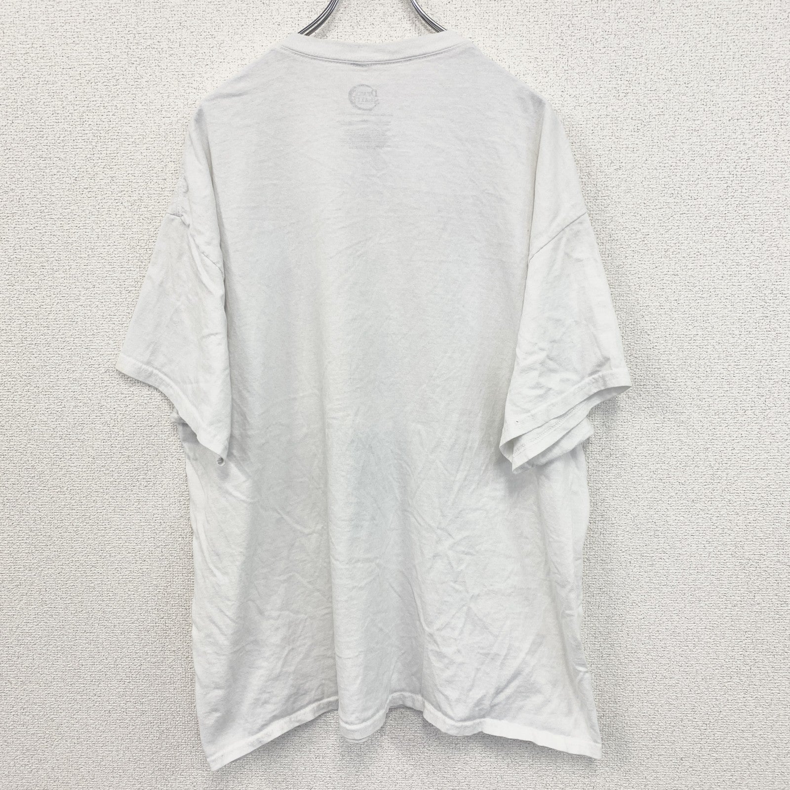 古着 used　DEMON SLAYER　半袖アニメプリントTシャツ　鬼滅の刃　カジュアルデザイン　クルーネック　白　XXLサイズ