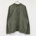 L.L.Bean　エルエルビーン　ヘンリーネックスウェット/トレーナー　カーキ　Lサイズ
