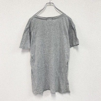 RALPH LAUREN　ラルフローレン　半袖プリントTシャツ　シングルステッチ　グレー　Mサイズ