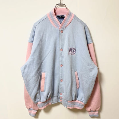 Pacific＆Co.　ボタンスタジャン　ジャケット　マートルビーチ　ワンポイント刺繍　秋冬服　XLサイズ