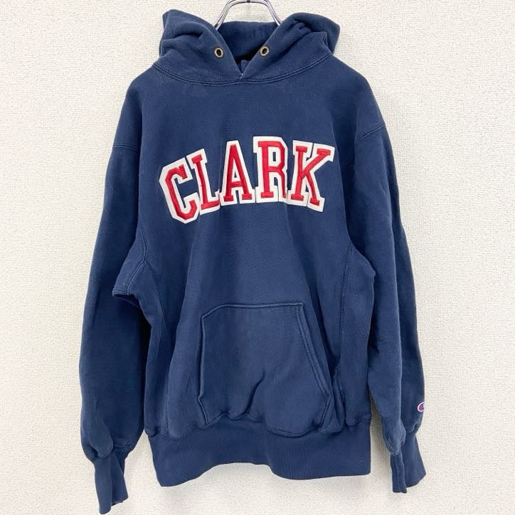 古着 used　90s　champion　チャンピオン　リバースウィーブ　スウェットパーカー/フーディー　紺　ネイビー　Lサイズ