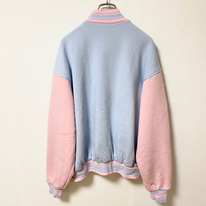 Pacific＆Co.　ボタンスタジャン　ジャケット　マートルビーチ　ワンポイント刺繍　秋冬服　XLサイズ