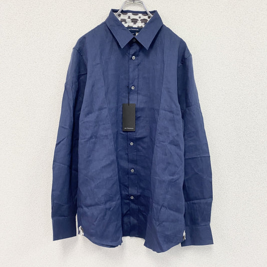 JIM THOMPSON　ジムトンプソン　長袖リネンシャツ　青　ブルー　XLサイズ　
