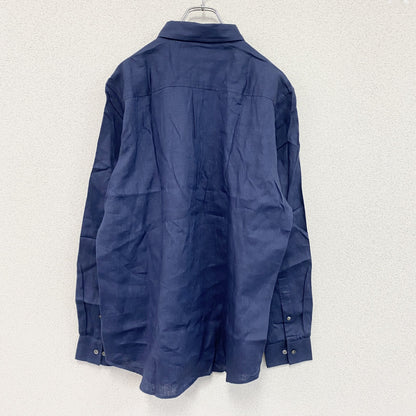 JIM THOMPSON　ジムトンプソン　長袖リネンシャツ　青　ブルー　XLサイズ　