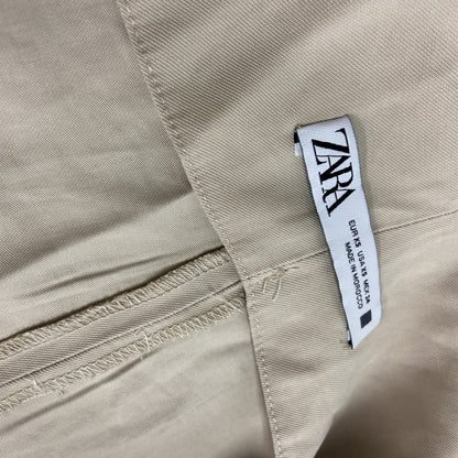 ZARA　ザラ　ダーツディティールオーバーオール/つなぎ　ベージュ　24サイズ