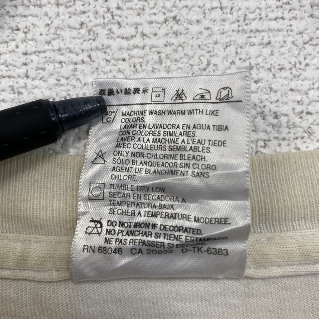古着 used　90s　TULTEX　半袖アニマルプリントTシャツ　熊　Jasper Albrta　クルーネック　2XLサイズ