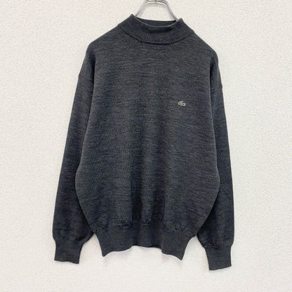 LACOSTE　ラコステ　モックネックニットセーター　ダークグレー　3サイズ