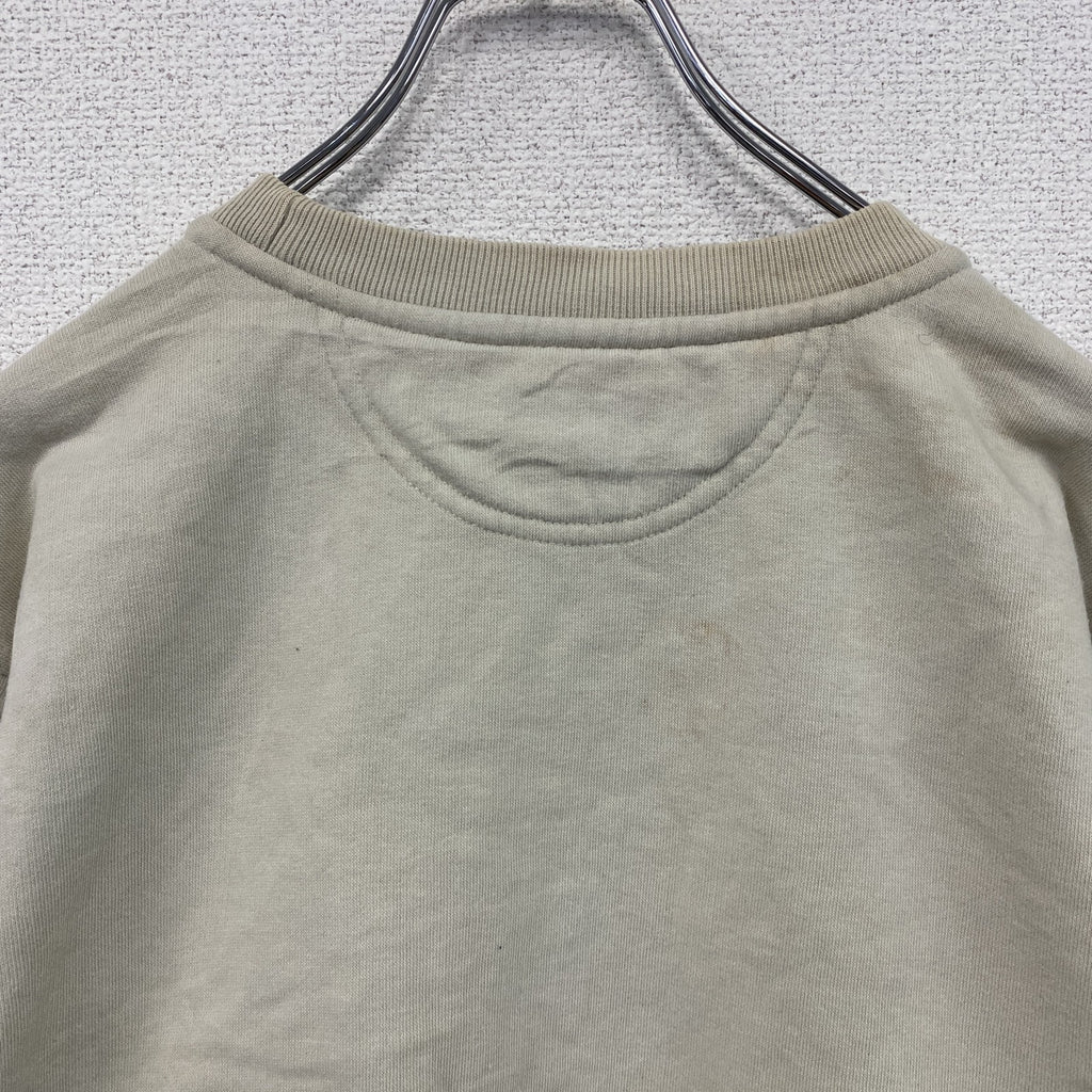 NIKE　ナイキ　スウェット/トレーナー　刺繡ロゴ　ベージュ　Sサイズ　