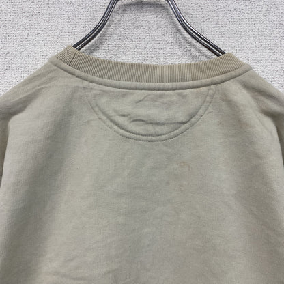 NIKE　ナイキ　スウェット/トレーナー　刺繡ロゴ　ベージュ　Sサイズ　
