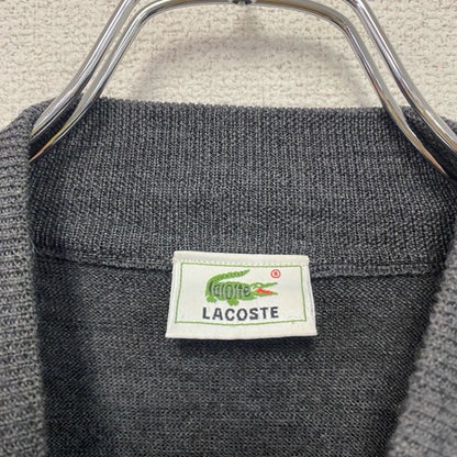 LACOSTE　ラコステ　モックネックニットセーター　ダークグレー　3サイズ