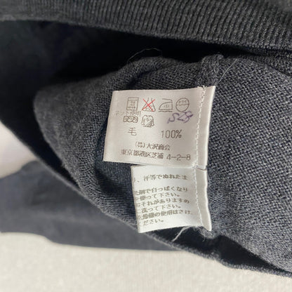 LACOSTE　ラコステ　モックネックニットセーター　ダークグレー　3サイズ