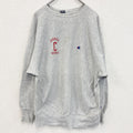 90s　champion　チャンピオン　リバースウィーブ　スウェット/トレーナー　刺繍タグ　グレー　XLサイズ