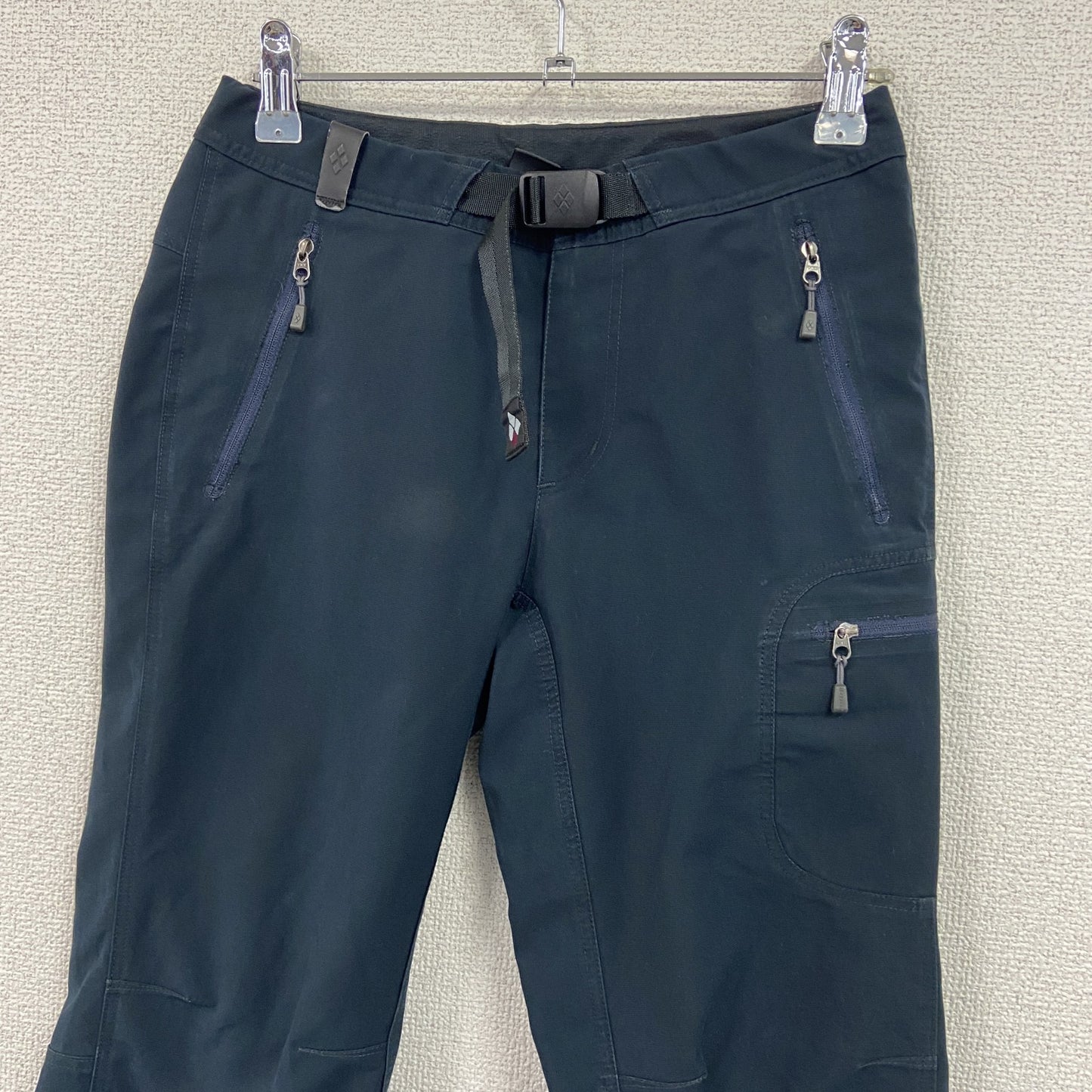 mont-bell　モンベル　ストレートパンツ　ジップフライ　黒　ブラック　XSサイズ