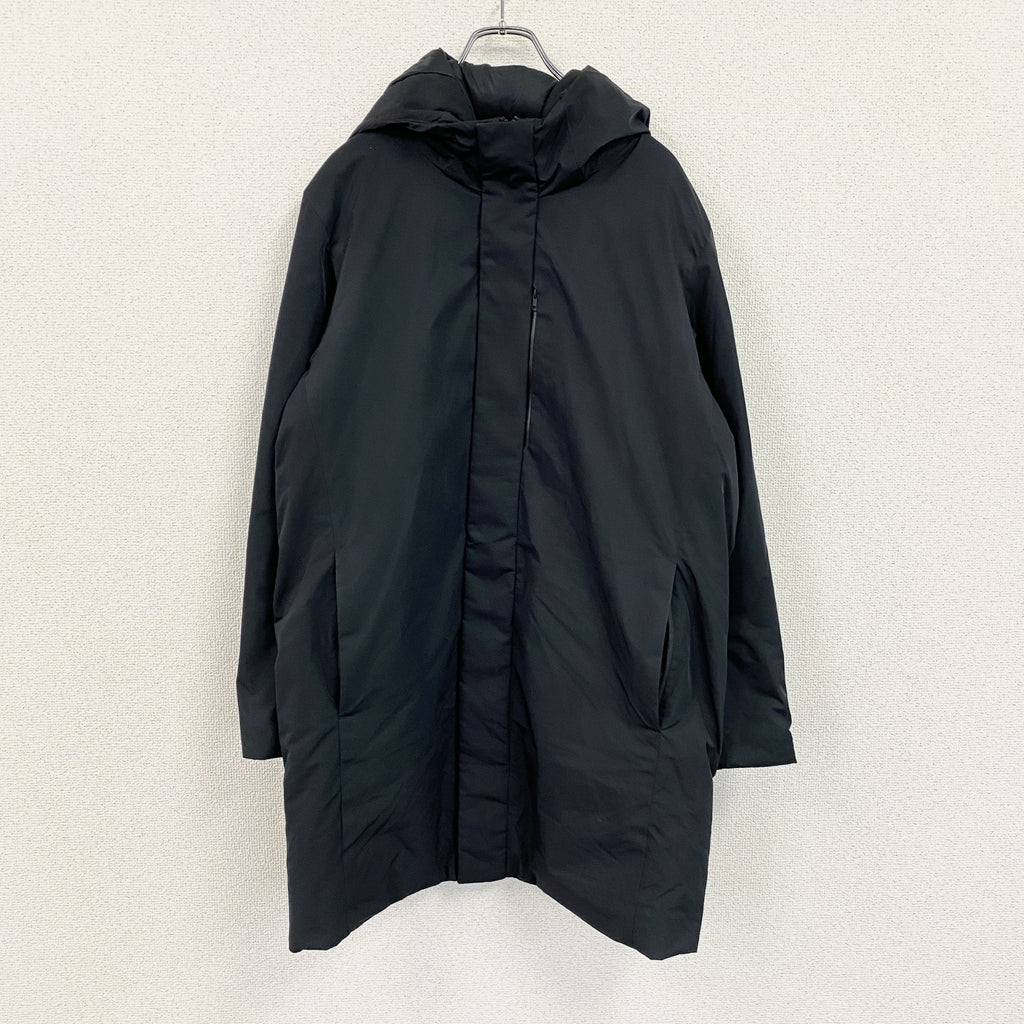 UNIQLO　ユニクロ　ハイブリッドダウンコート　ダウン90%　比翼仕立て　黒　ブラック　Lサイズ