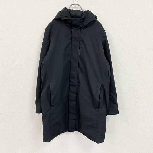 UNIQLO　ユニクロ　ハイブリッドダウンコート　ダウン90%　比翼仕立て　黒　ブラック　Lサイズ