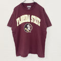 section Majestic　半袖プリントTシャツ　アーチプリント　カレッジロゴ　クルーネック　赤　レッド　Lサイズ
