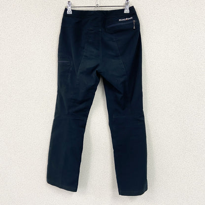 mont-bell　モンベル　ストレートパンツ　ジップフライ　黒　ブラック　XSサイズ