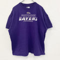 TEAM APPAREL　チームアパレル　NFL 　ボルチモアレイブンズ　半袖プリントTシャツ　4連プリント　紫　パープル　XLサイズ