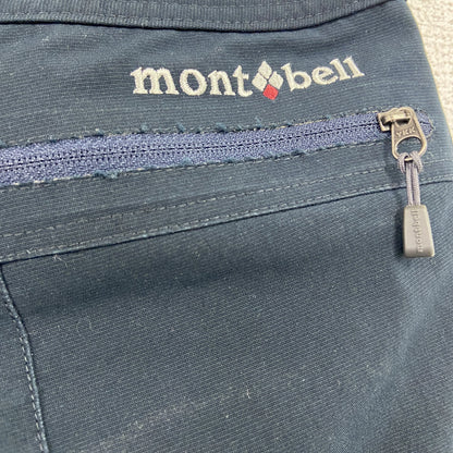 mont-bell　モンベル　ストレートパンツ　ジップフライ　黒　ブラック　XSサイズ