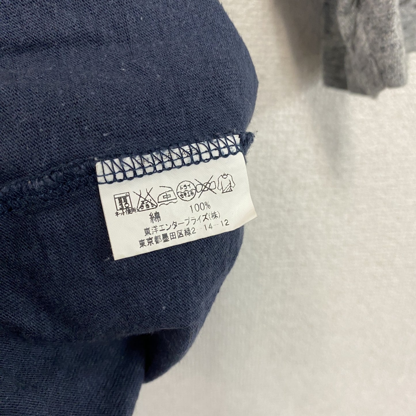CHESWICK　チェスウィック　長袖Tシャツ/ロンT　レイヤード　紺　ネイビー　Mサイズ
