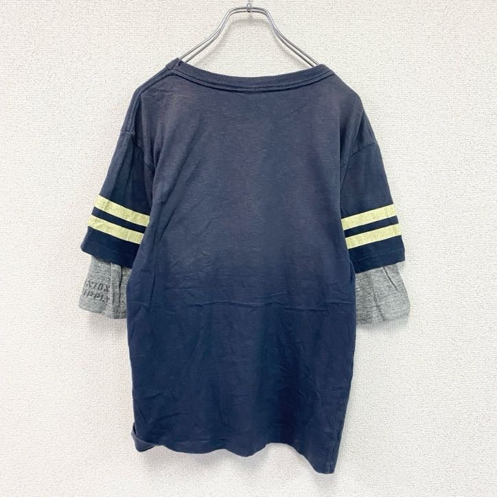 CHESWICK　チェスウィック　長袖Tシャツ/ロンT　レイヤード　紺　ネイビー　Mサイズ
