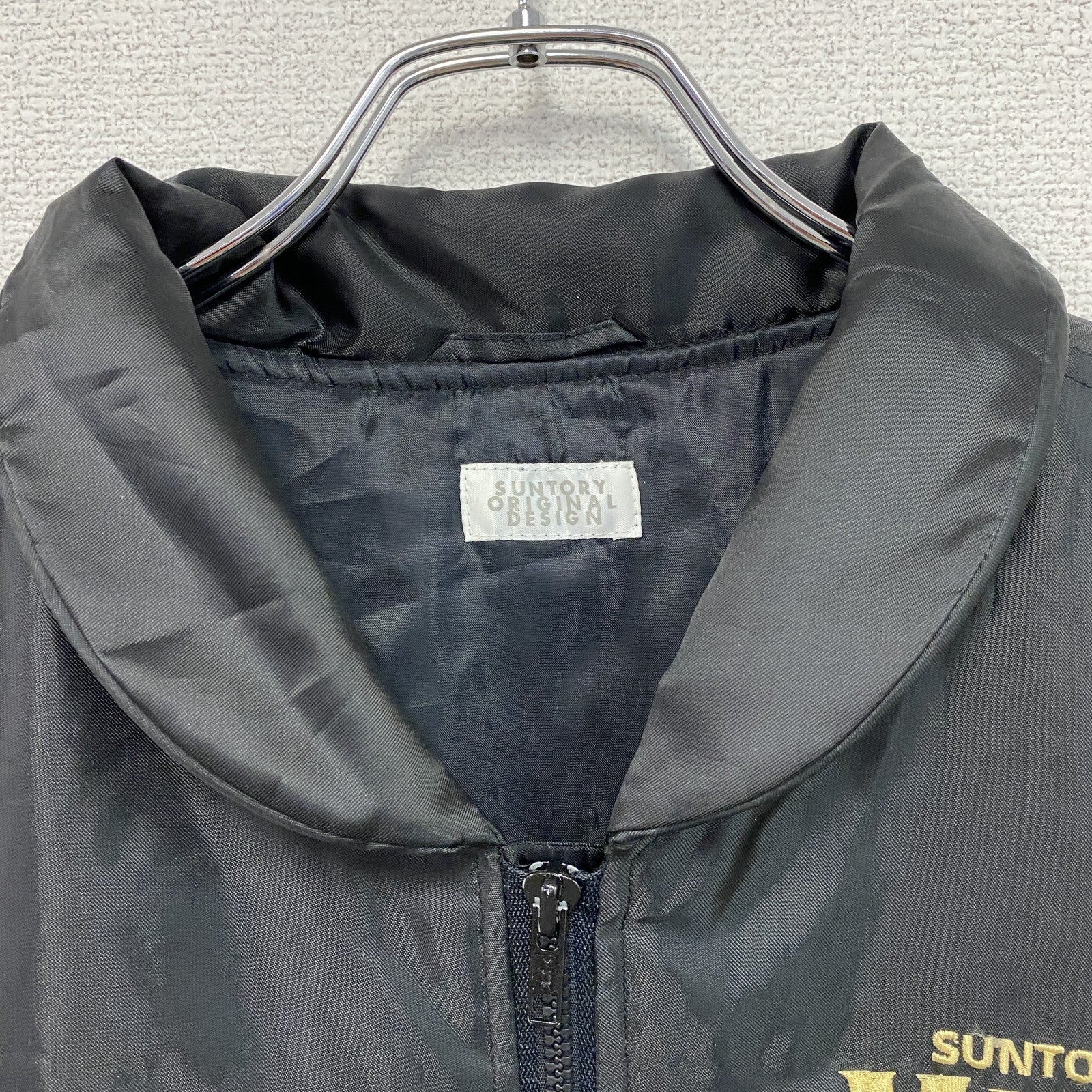 SUNTORY ORIGINAL DESIGN　サントリーオリジナルデザイン　MALT’S　モルツ　フルジップベスト　黒　ブラック