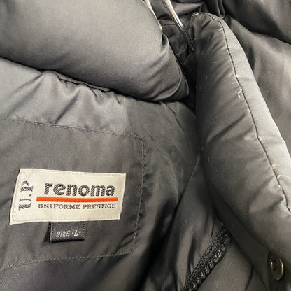 renoma　レノマ　U.P renoma　ダウンジャケット　黒　ブラック　Lサイズ