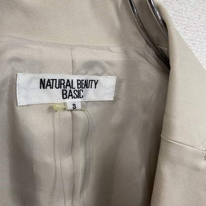 NATURAL BEAUTY BASIC　 テーラードジャケット　未使用品　ベージュ　Sサイズ