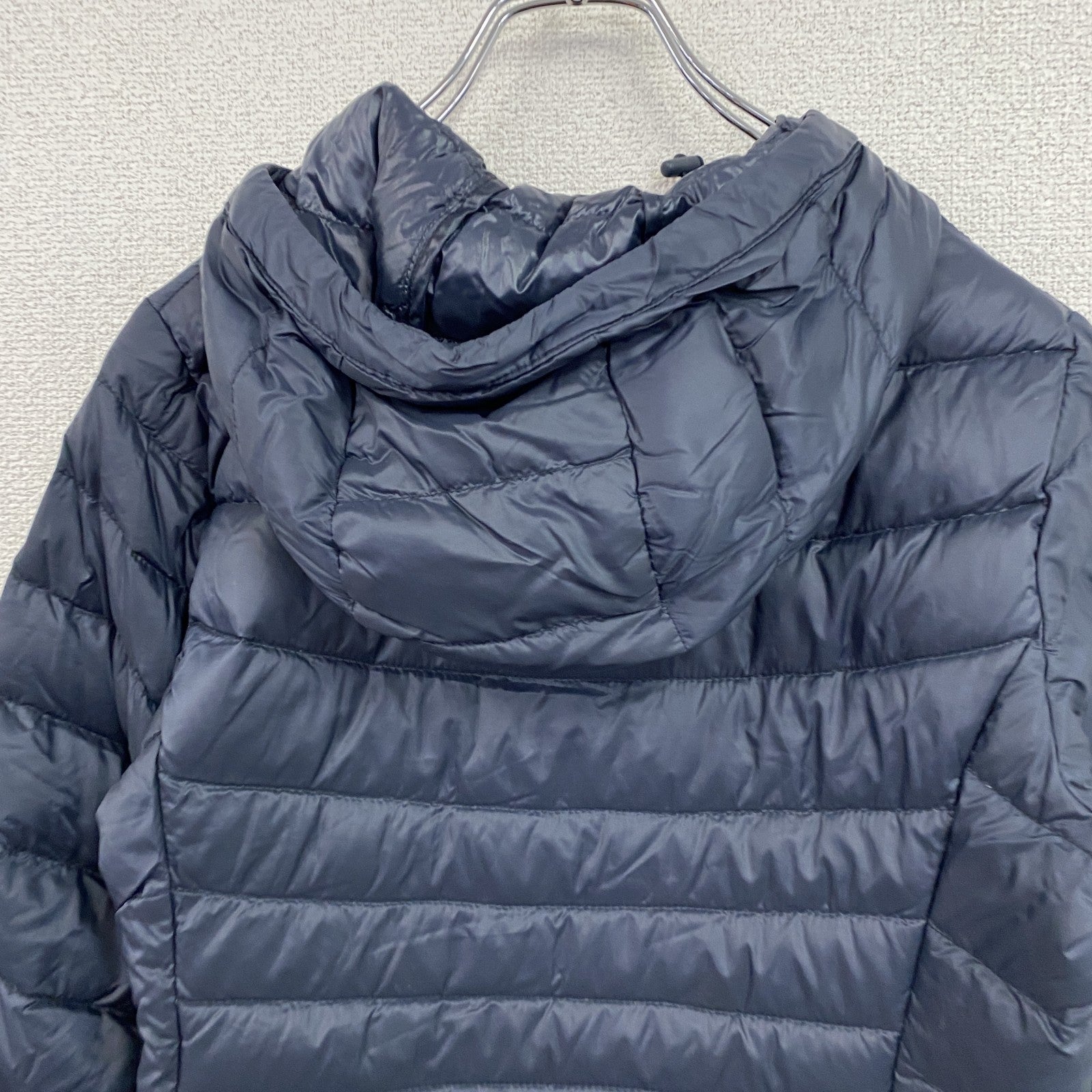 UNIQLO　ユニクロ　ウルトラライトダウンロングコート　フーデットコート　ダウン90%　紺　ネイビー　Mサイズ