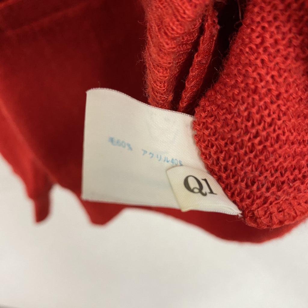 MUNSINGWEAR　マンシングウェア　Grand Slam　ウールニットカーディガン　赤　レッド　Sサイズ