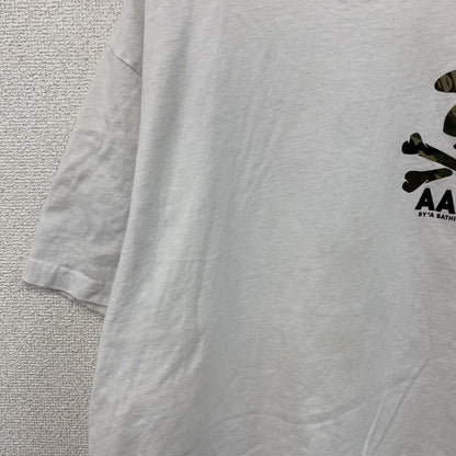 Aape　エイプ　半袖Tシャツ　カモフラ　白　ホワイト　XLサイズ