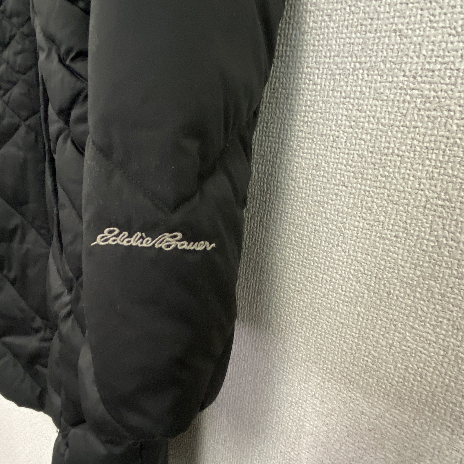 Eddie Bauer　エディーバウアー　ダウンコート　ダウン80％　キルティングコート　黒　ブラック　XSサイズ