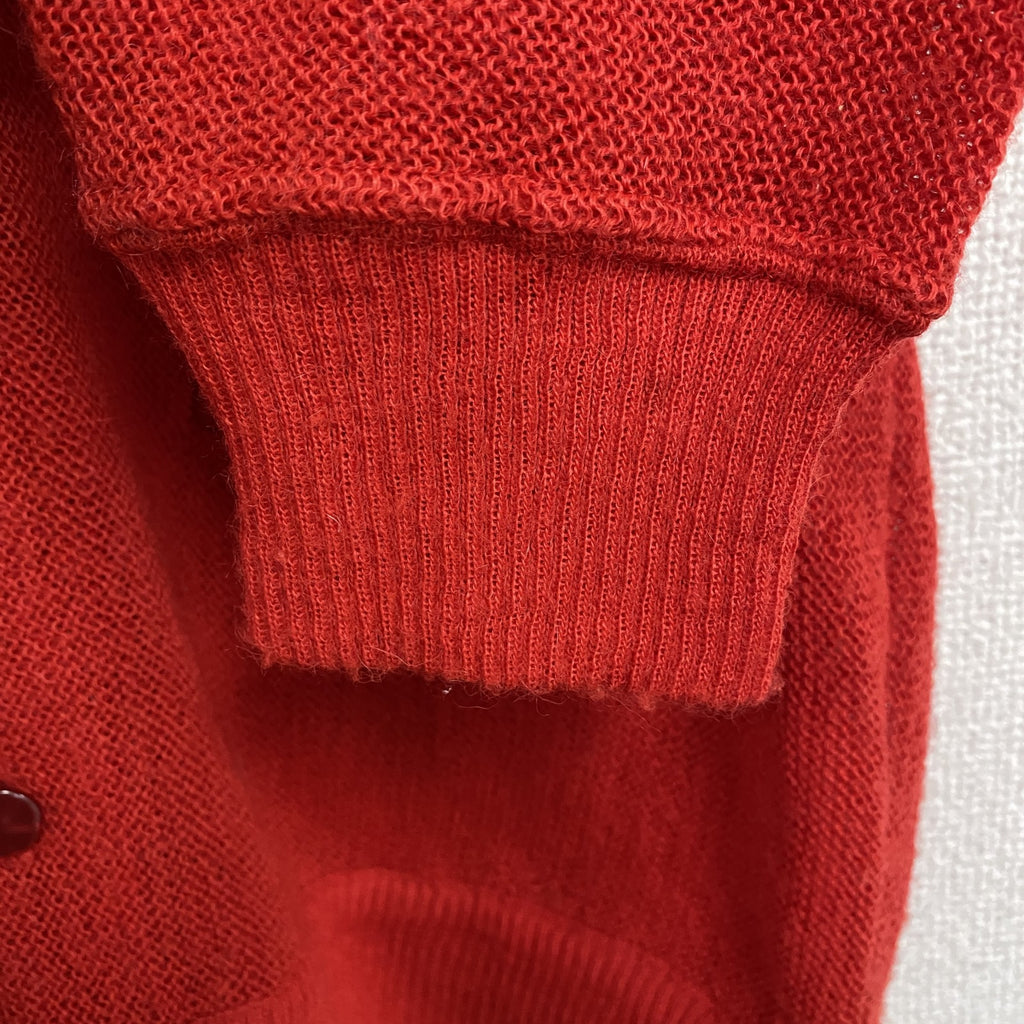 MUNSINGWEAR　マンシングウェア　Grand Slam　ウールニットカーディガン　赤　レッド　Sサイズ
