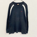 NIKE　ナイキ　長袖Tシャツ/ロンT　ラグランスリーブ　スウッシュ　紺　ネイビー　Lサイズ