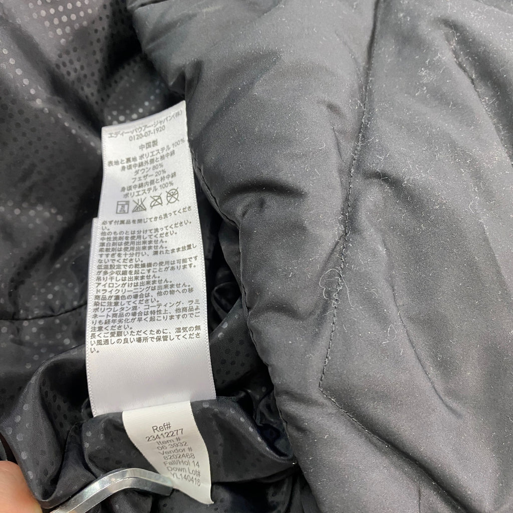 Eddie Bauer　エディーバウアー　ダウンコート　ダウン80％　キルティングコート　黒　ブラック　XSサイズ