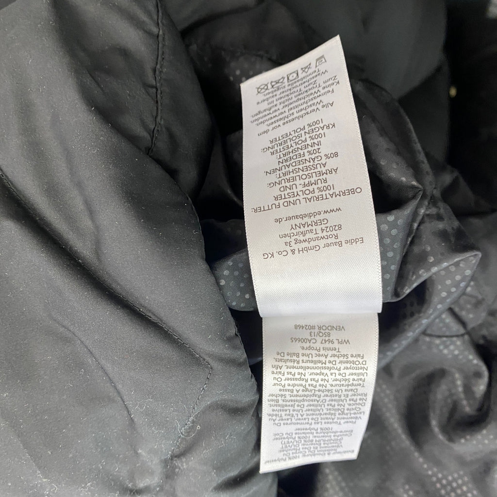 Eddie Bauer　エディーバウアー　ダウンコート　ダウン80％　キルティングコート　黒　ブラック　XSサイズ