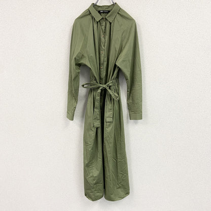 ZARA　ザラ　長袖ワンピース　ラグランスリーブ　緑　グリーン　Sサイズ