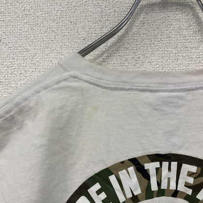 Aape　エイプ　半袖Tシャツ　カモフラ　白　ホワイト　XLサイズ
